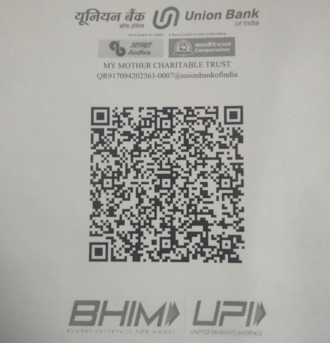 QR Code for Donation